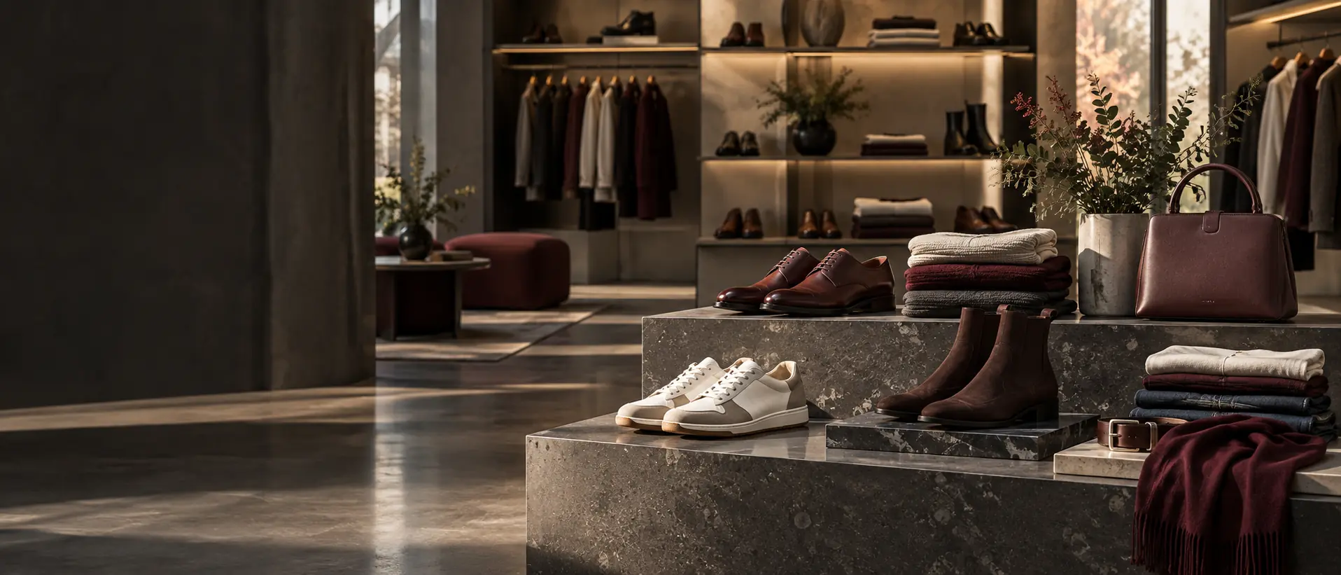 Selección de calzado y moda en una tienda multimarca